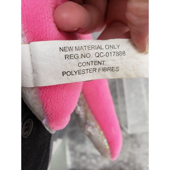 Unicorn Reversible Sequined Plush Pillow stuffed animal toy - Picture 3 of 7